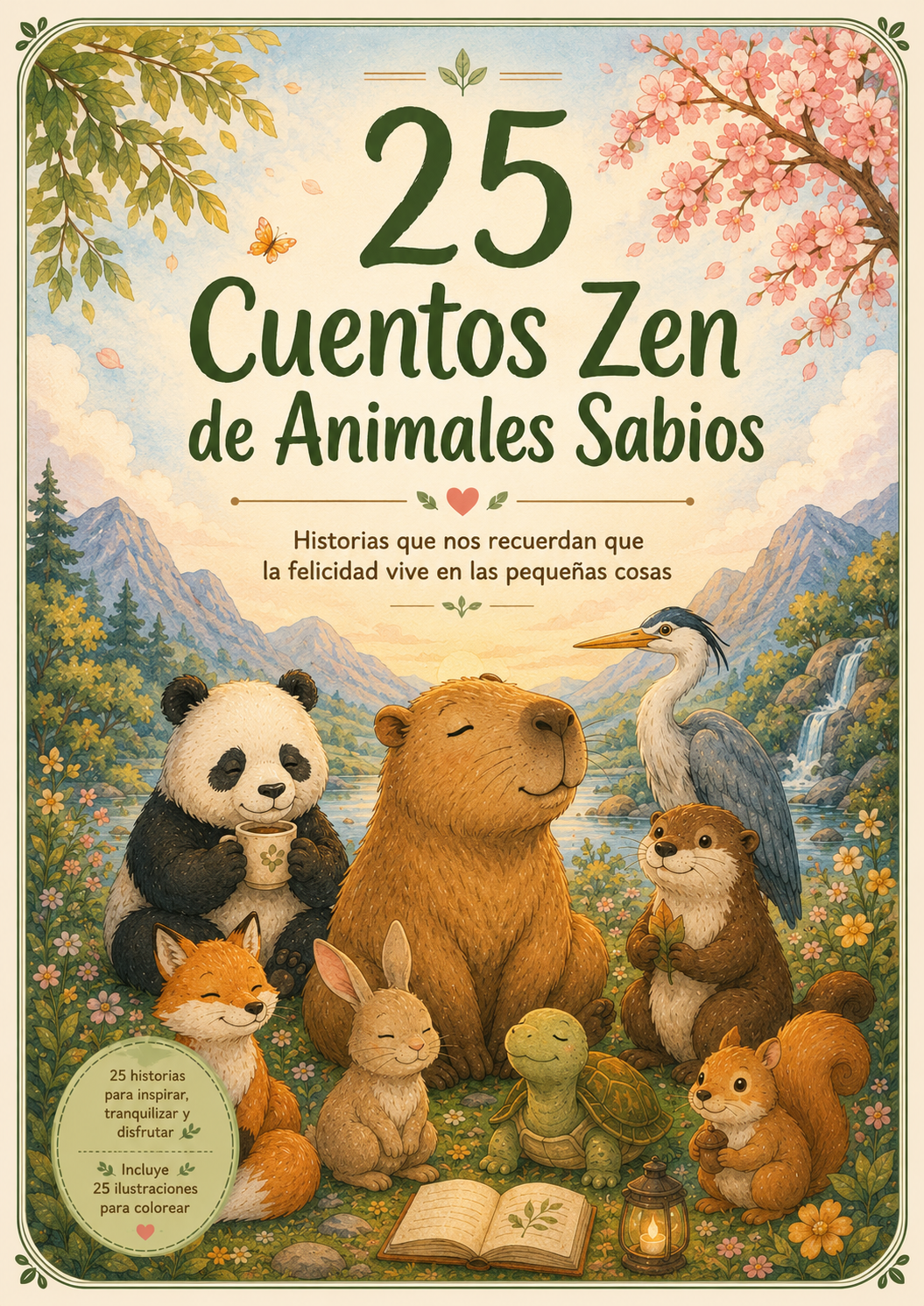 25 Cuentos Zen de Animales Sabios + 25 Ilustraciones para Colorear